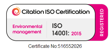 Citation ISO Certification - ISO 14001:2015 Environmental Management, Certificate No. 516552026
